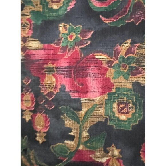 Danielle B Jacket Women M Pink Notch Blazer Floral Valentines Retro 80s Western - Picture 8 of 13